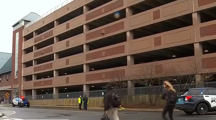 uconn student dies parking garage